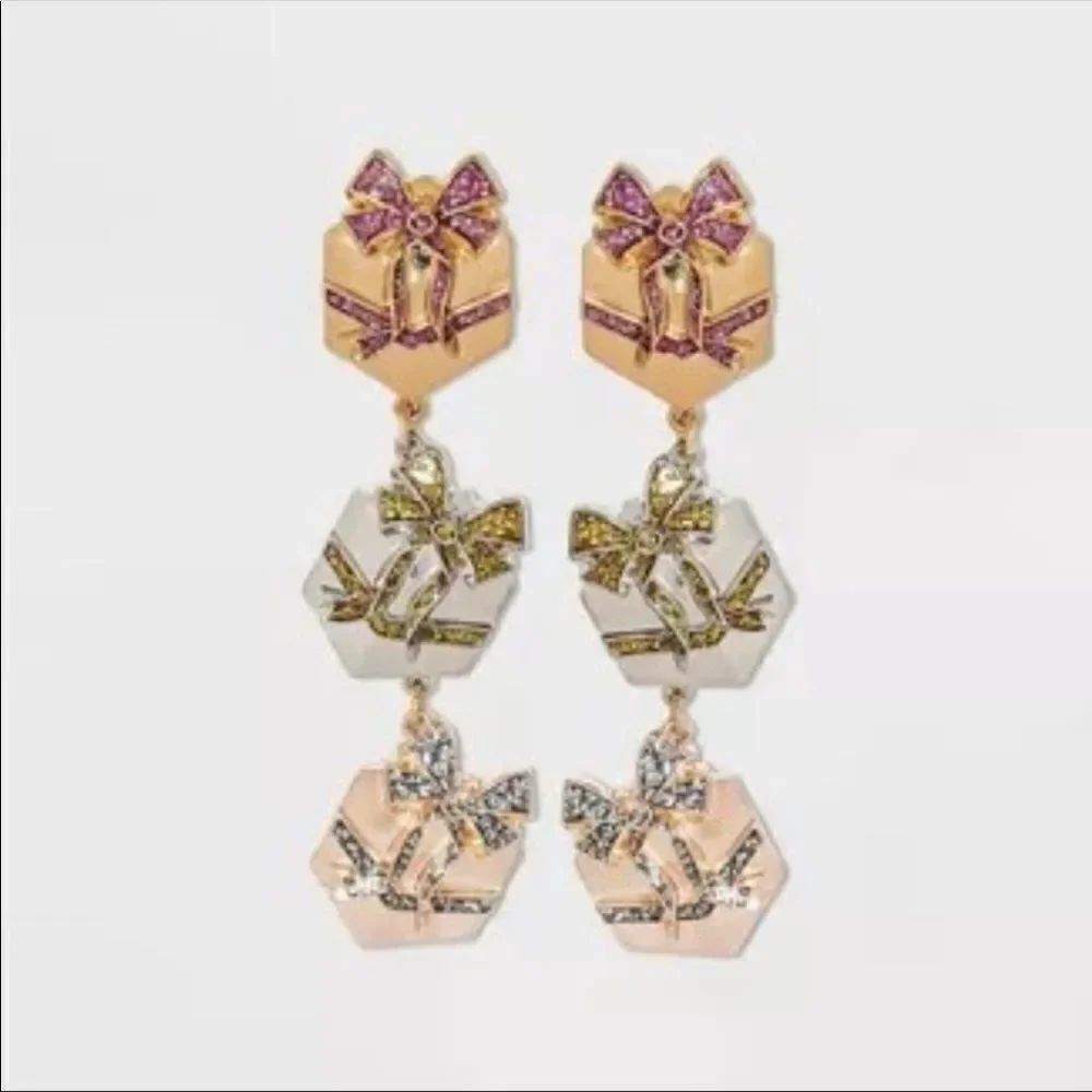 NEW Sugarfix By BaubleBar Christmas Gift Earrings